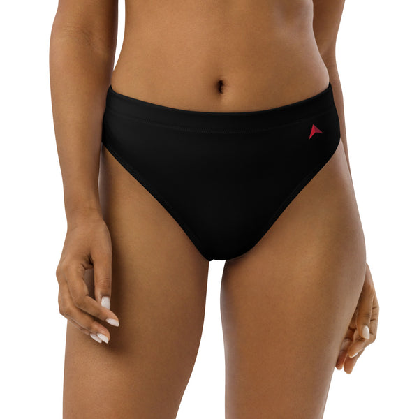 high-waisted bikini bottom