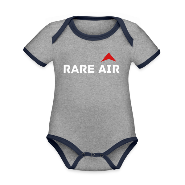 RARE AIR Baby Onesie - heather gray/navy