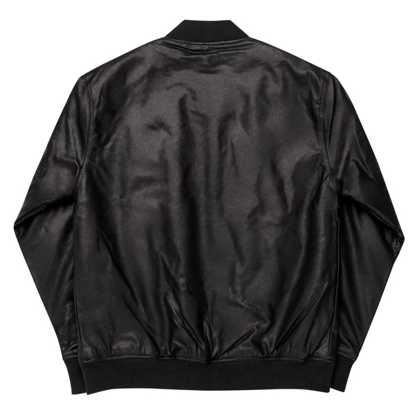 RA Leather Bomber Jacket
