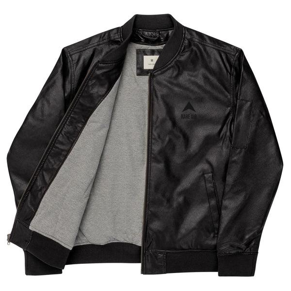 RA Leather Bomber Jacket